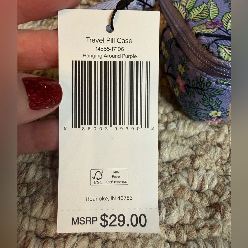 NWT Vera Bradley Travel Pill Case - Picture 2 of 8